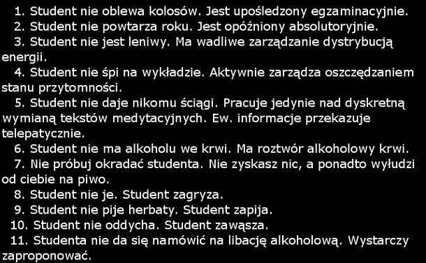 Studenci...