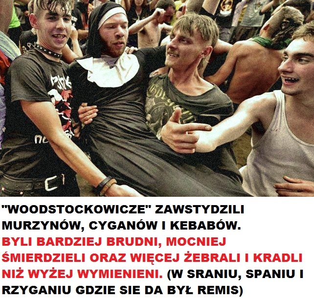 Woodstock ciekawostki statystyczne...