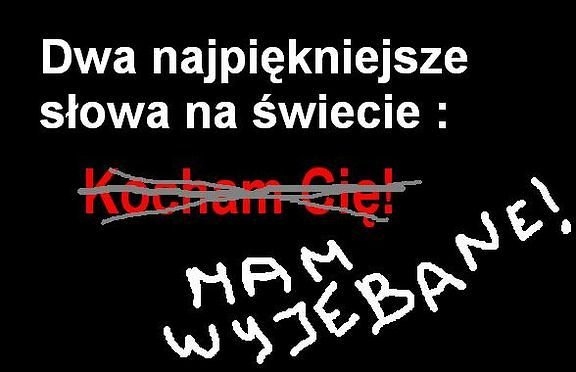 Mam wyjebane