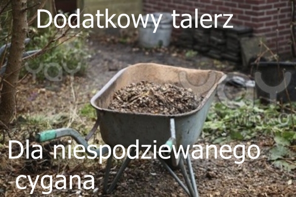 Dodatkowy talerz na stole wigilijnym
