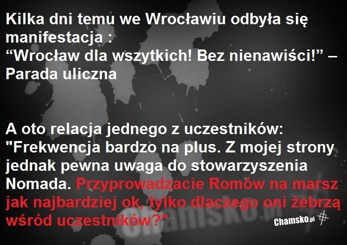 Cygan nie przepuści żadnej okazji
