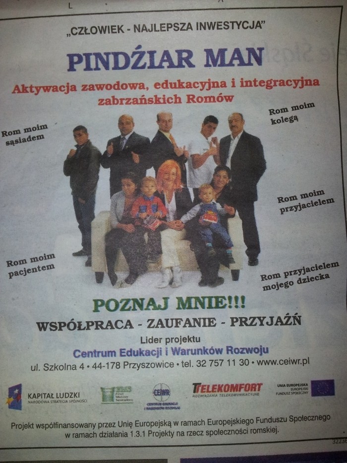 Reklama w gazecie Metro