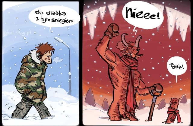 ?niegu! Wypierdalaj!