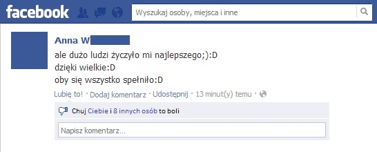 Nowa opcja na FB!