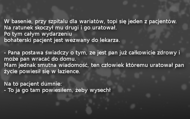 w wariatkowie