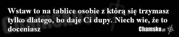 oczywi?cie ?e doceniamy