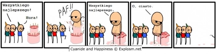 Jesteś zjebem masz więc zjebane urodziny