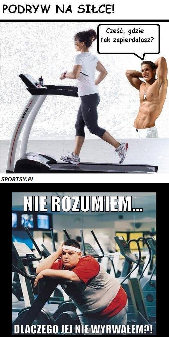 Podryw na siłce