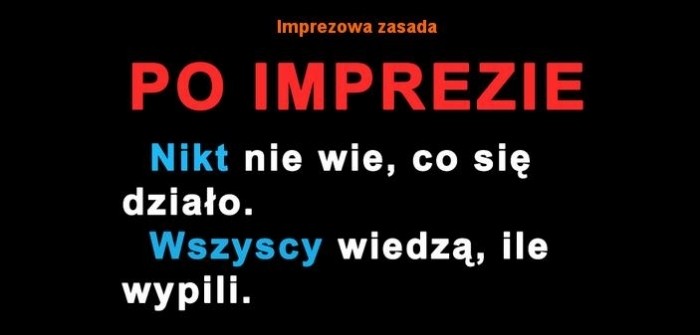 Imprezowa Zasada