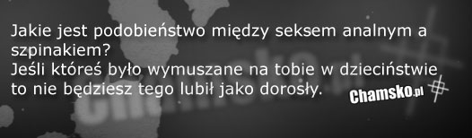 Szpinak a sex
