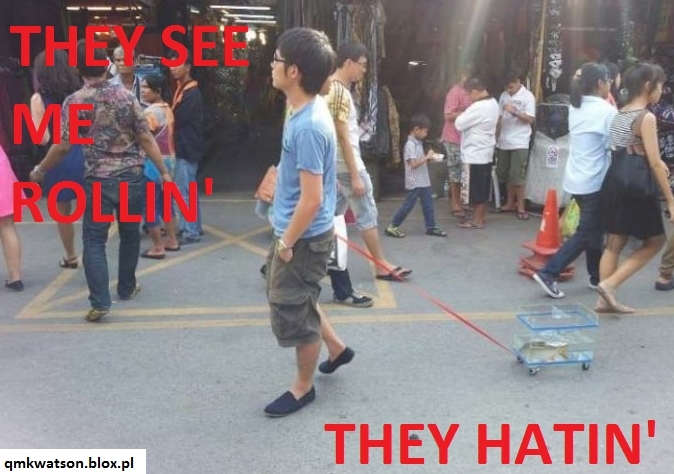They see me rollin they hatin
