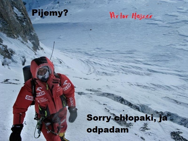 Artur Hajzer nie pije