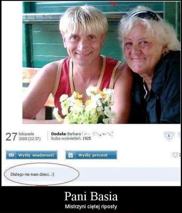 Ba?ka wiedzia?a czego nie robi?