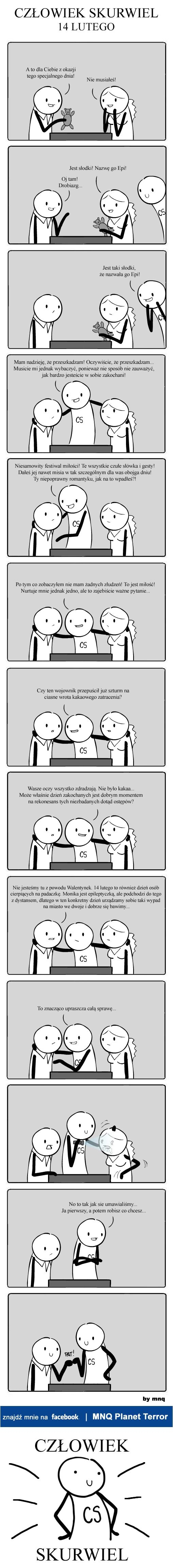 Skurwiel też obchodził walentynki
