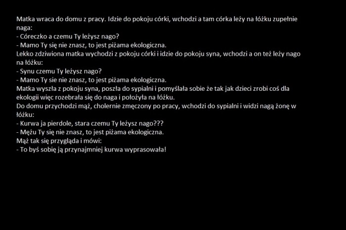 Pi?ama ekologiczna:D
