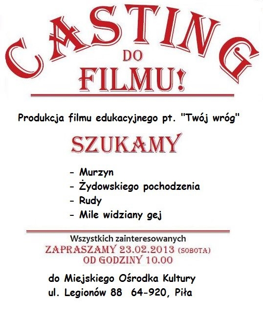 Casting do filmu