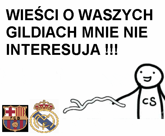 Nie interesują mnie wasze gildje na fb !