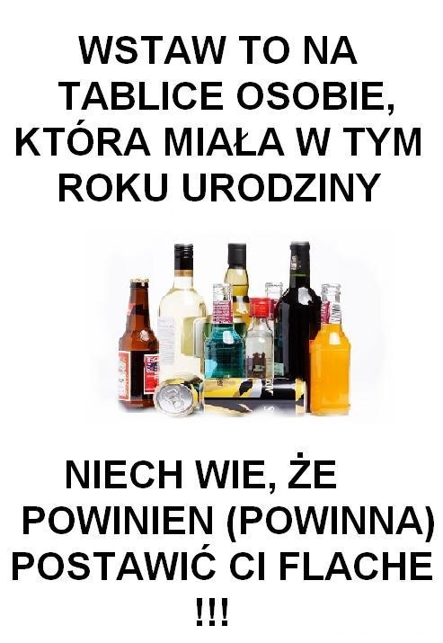 Flacha musi by?!