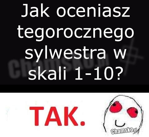 Jak oceniasz sylwestra?