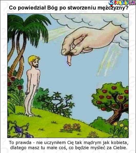 co powiedzia? Bóg