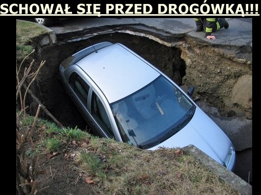 SCHOWAŁ SIĘ PRZED DROGÓWKĄ!!!!