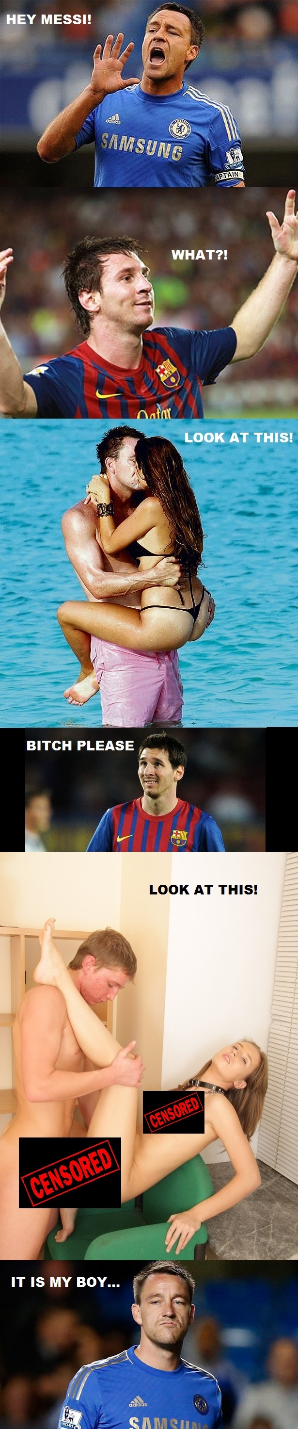 Terry vs Messi