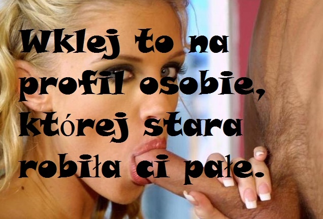 Wklej to na profil.