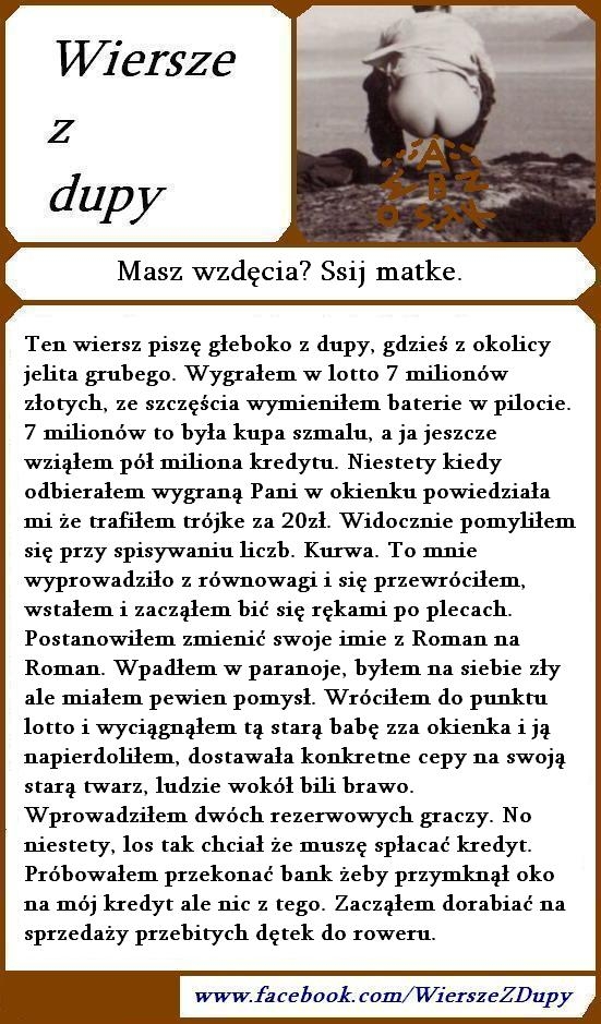 Wiersze z dupy