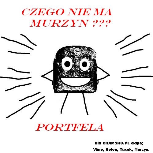 Suchar i czarny człowiek.
