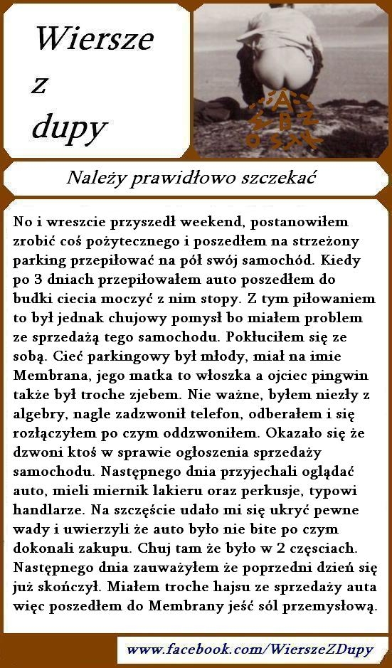 Wiersze z dupy