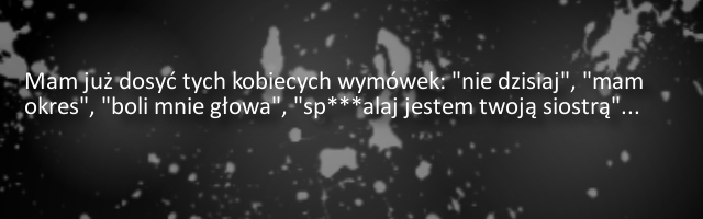 kobiece wymówki