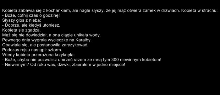 Kobieta zabawia si? kochankiem...