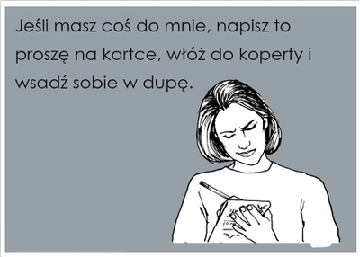 Masz coś?