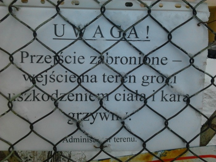 Kara za wejście