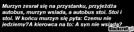 Murzyn w autobusie