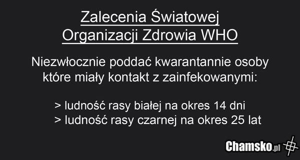 Restrykcje WHO