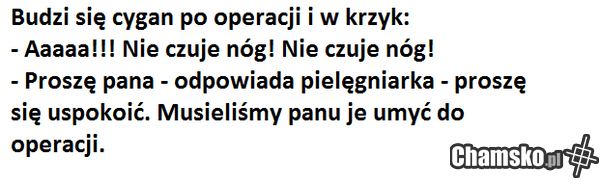 Cygan po operacji