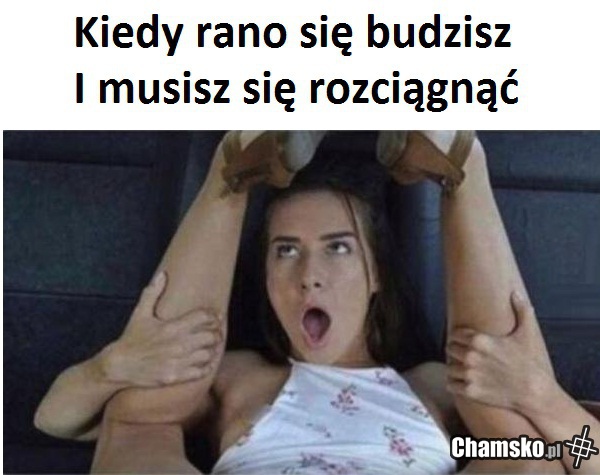 poranne rozciąganie