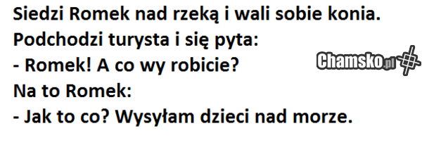 Trzepanie nad rzeką