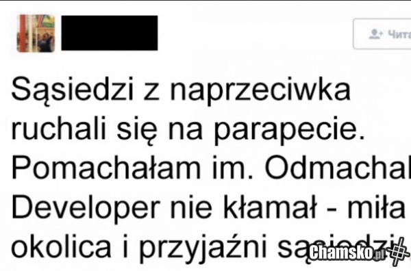 Widok z okna