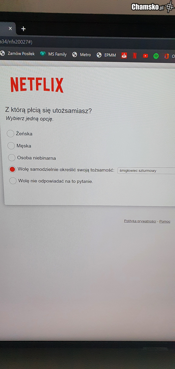 Aż 1488 płci do wyboru!