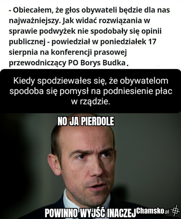 Grosza rzuć popisowi. Portfelem potrzasnij
