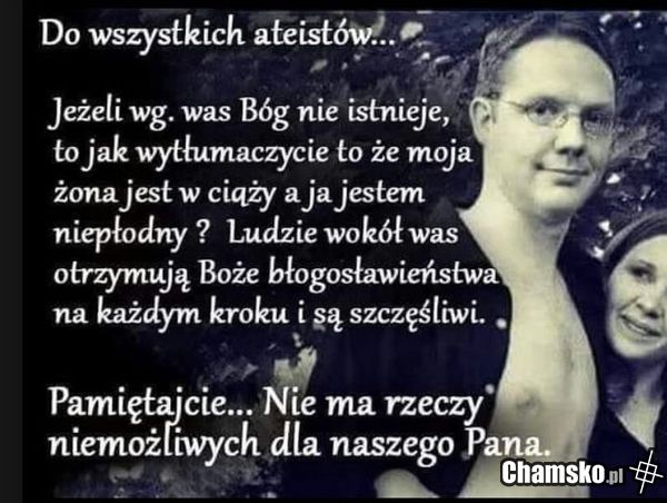 Do ateistów