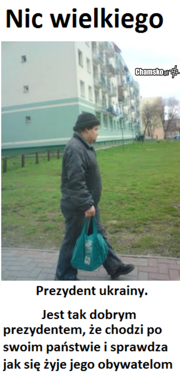 prezydent ukrainy w robocie