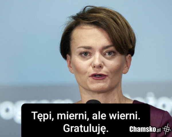 Tępi, mierni, ale wierni. Gratuluję