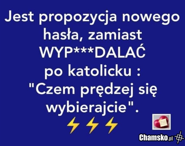 Grzecznie, po chrzescijansku.
