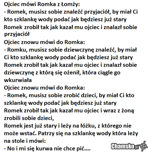 Szklanka wody