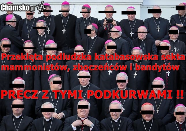 Podludzkie katabasowskie ścierwo !