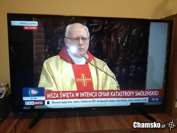 Wszystkie kanały zablokowane przez mszę