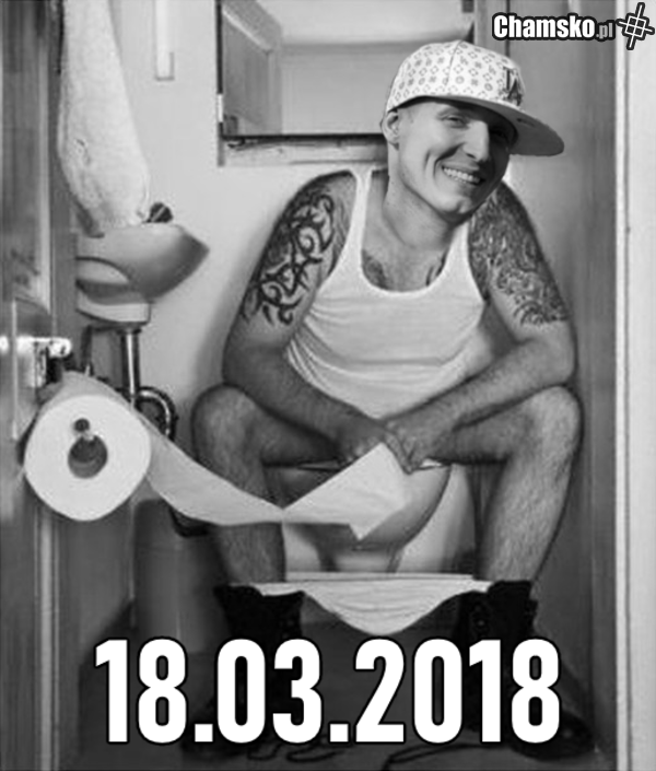 Chada się zesrał